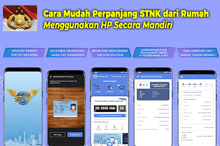 Cara Mudah Perpanjang STNK dari Rumah menggunakan HP Secara Mandiri